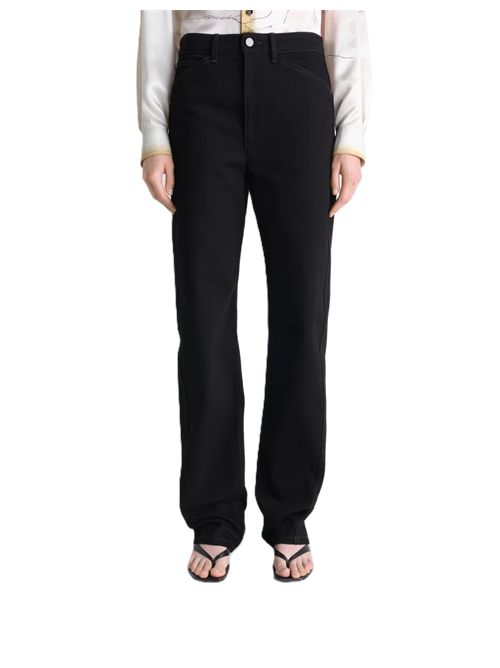 Lemaire PANTALONI CINQUE TASCHE RITORTIDenim nero pesante - Nero Lemaire | PA1226 LD1055BK999 BLACK